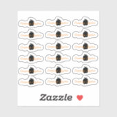 ハロウィーンリップグロス包装ロゴリップブランディング シール (シート)