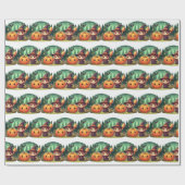 ハロウィーンリトルウィッチ ラッピングペーパー (フラット)