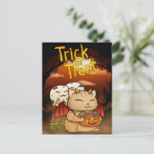 ハロウィーンリトルデビルキャット シーズンポストカード (スタンド正面)