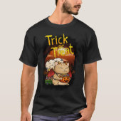 ハロウィーンリトルデビルキャット Tシャツ (正面)