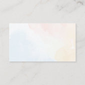 ハロウィーンリトルブオムツラッフルベビーシャワー エンクロージャーカード (裏面)