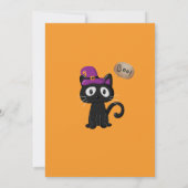 ハロウィーンリトルブオレンジベビーシャワー 招待状 (裏面)