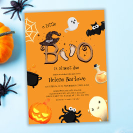 ハロウィーンリトルブオレンジベビーシャワー 招待状