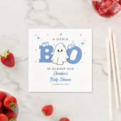 ハロウィーンリトルブカワイイ幽霊ボーイベビーシャワー スタンダードカクテルナプキン (インサイチュ)