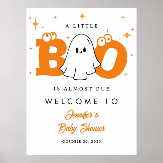 ハロウィーンリトルブニュートラルベビーシャワーへようこそ ポスター (正面)
