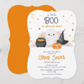 ハロウィーンリトルブベビーシャワー招待状 招待状 (正面/裏面)