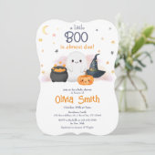 ハロウィーンリトルブベビーシャワー招待状 招待状 (スタンド正面)