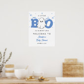 ハロウィーンリトルブボーイ赤ちゃんシャワーへようこそ ポスター (キッチン)