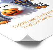 ハロウィーンリトルブーおしゃぶり狩りシャワーゲーム ポスター (角)