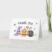 ハロウィーンリトルブーサンキューカード サンキューカード (正面)
