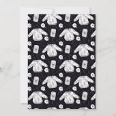 ハロウィーンリトルブースカルを振りかける赤ちゃんシャワー 招待状 (裏面)