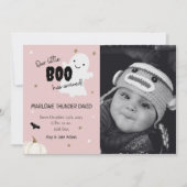 ハロウィーンリトルブーベビー誕生写真発表 案内状 (正面)