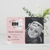 ハロウィーンリトルブーベビー誕生写真発表 案内状 (スタンド正面)