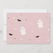 ハロウィーンリトルブーベビー誕生写真発表 案内状 (裏面)