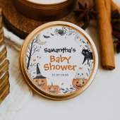 ハロウィーンリトルブー幽霊かぼちゃ赤ちゃんシャワー ラウンドシール