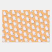 ハロウィーンリトルブー幽霊たち ラッピングペーパーシート (正面)