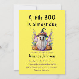 ハロウィーンリトルボー男女兼用ベビーシャワー 招待状