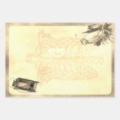 ハロウィーンリブケージとフクロウヴィナツゲエフェメラ ラッピングペーパーシート (正面2)