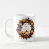 ハロウィーンリースハッピーハローウィン コーヒーマグカップ (左)