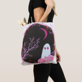 ハロウィーンリース トートバッグ (クローズアップ)