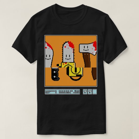 ハロウィーンルーレット Tシャツ (デザイン正面)