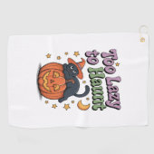 ハロウィーンレイジー幽霊 ゴルフタオル (横)