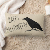 ハロウィーンレイベンブラック秋装飾用クッション ランバークッション (ブランケット)