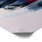 ハロウィーンレイベン魔法プリント ポスター (角)