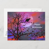 ハロウィーンレイヴンの夜 ポストカード (正面/裏面)