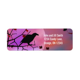 ハロウィーンレイヴンの夜 ラベル