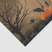 ハロウィーンレイヴンムーンスケルトンパンプキン 薄葉紙 (詳細)