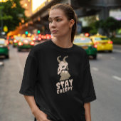 ハロウィーンレストランニングウィッチ顔Tシャツデザイン Tシャツ