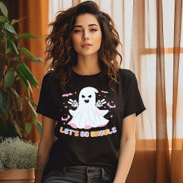ハロウィーンレッツゴーグルスヴァンパイア幽霊 Tシャツ