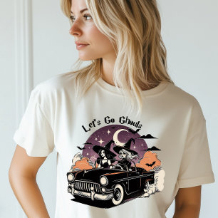 ハロウィーンレッツゴーズウィッチロードトリップ トライブレンドＴシャツ