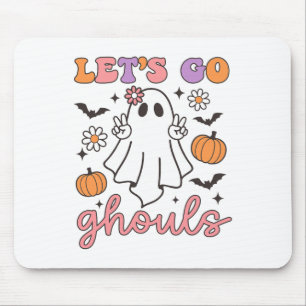 ハロウィーンレッツゴーユズ幽霊レトロコスチューム マウスパッド
