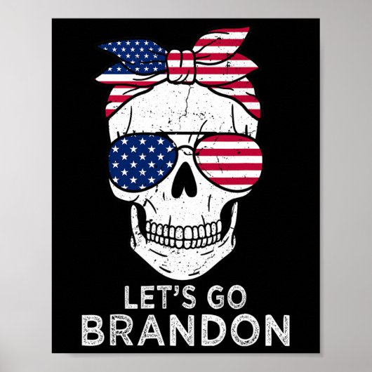 ハロウィーンレッツゴーBrandon Ndanaスカル航空蘇 ポスター (正面)