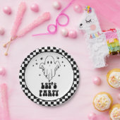 ハロウィーンレッツパーティー不気味幽霊 ペーパープレート (パーティー)