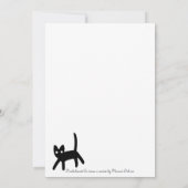 ハロウィーンレッドスムースヘアダシュント カード (裏面)