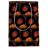 ハロウィーンレディバグ ミディアムペーパーバッグ (正面)