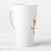 ハロウィーンレトロウィッチブルーイング カフェラテマグ (左アングル)