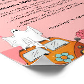 ハロウィーンレトログルービー1st誕生日タイムカプセル ポスター (角)