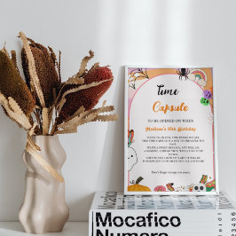 ハロウィーンレトログルービー1st誕生日タイムカプセル ポスター