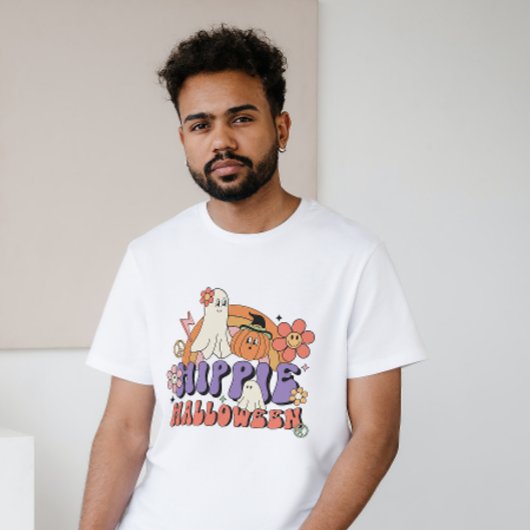 ハロウィーンレトログルーヴィヒッパイハロウィーン幽霊 Tシャツ