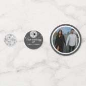 ハロウィーンレトロスパイダーズ&ディスコ結婚ボールの写真 コンフェッティ (正面)