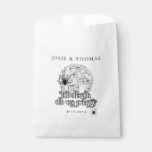 ハロウィーンレトロスパイダーズ&ディスコ結婚ボール フェイバーバッグ (正面)