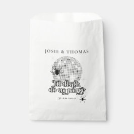 ハロウィーンレトロスパイダーズ&ディスコ結婚ボール フェイバーバッグ