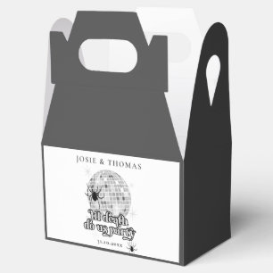 ハロウィーンレトロスパイダーズ&ディスコ結婚ボール フェイバーボックス