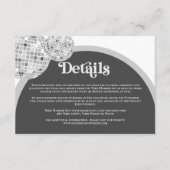 ハロウィーンレトロディスコゴシック結婚ズ詳細 エンクロージャーカード (正面)