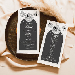 ハロウィーンレトロディスコスパイダーズ結婚式 プログラム