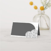 ハロウィーンレトロディスコスパイダーズ&ディスコ結婚ボール プレイスカード (裏面)